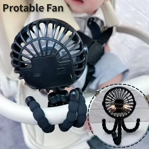 Baby Mini Spielzeug Fan Hand wiederauf ladbare USB Blade less kleine Falt ventilatoren Ventilator