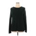 Croft & Barrow Pullover Sweater: Green Solid Tops - Women's Size X-Large