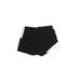 Asics Athletic Shorts: Black Color Block Activewear - Women's Size Large