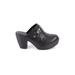 Born Handcrafted Footwear Mule/Clog: Black Shoes - Women's Size 9