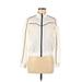 Free People Track Jacket: White Jackets & Outerwear - Women's Size Medium