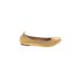 Banana Republic Flats: Tan Solid Shoes - Women's Size 9 - Round Toe