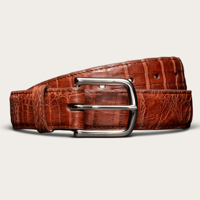 Tecovas Men's Caiman Belt, Pecan, Size 40