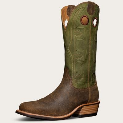 Tecovas Men's The Cody Boots, Broad Square Toe, 13.5" Shaft, Sandstone, Roughout, 2" Heel, 9 D