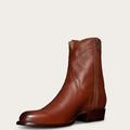 Tecovas Men's The Dean Zip Boots, Round Toe, 8" Shaft, Bourbon, Calfskin, 1.25" Heel, 10 EE