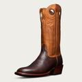 Tecovas Men's The Prescott Boots, Round Toe, 13.5" Shaft, Hickory, Bison, 2" Heel, 10.5 EE