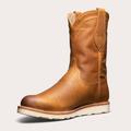 Tecovas Men's The Knox Roper Boots, Round Toe, 10" Shaft, Wheat, Bovine, 1" Heel, 15 D
