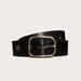 Tecovas Men's Harness Leather Belt, Midnight, Bovine, Size 44