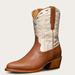 Tecovas Women's The Jolene Cowgirl Boots, 9" Shaft, Caramel, Bovine, 2" Heel, 8 B