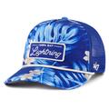 Men's '47 Blue Tampa Bay Lightning Tropicalia Allover Print Trucker Adjustable Hat