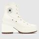 Converse chuck 70 de luxe heel trainers in white