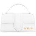 Le Bambino Leather Top Handle Bag - White - Jacquemus Top Handle Bags