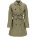 Double-Breasted Trench Coat For - Green - Barbour Coats