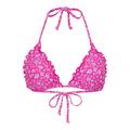 Chiemsee Gemustertes Triangel-Bikini-Top Damen pink, 38A