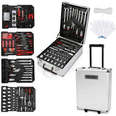 Swanew Werkzeugkoffer 1031 teilig Werkzeugkasten Alu Werkzeugkiste Set abschließbar Werkzeugtasche Image