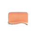 Fossil Leather Wristlet: Pebbled Orange Solid Bags