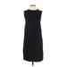 Helmut Lang Casual Dress - Shift: Black Solid Dresses - Women's Size 2