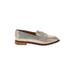 Seychelles Flats: Loafers Stacked Heel Glamorous Silver Shoes - Women's Size 6 1/2 - Almond Toe