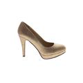 Delicious Heels: Gold Marled Shoes - Women's Size 6 1/2