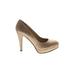 Delicious Heels: Gold Marled Shoes - Women's Size 6 1/2