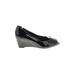 Franco Sarto Wedges: Black Shoes - Women's Size 8