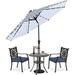 Ivy Bronx Lucine 6" Market Umbrella w/ Crank Lift Counter Weights Included | 108 H x 6 W x 4 D in | Wayfair 035C43041C8C40758345DA2AE5FB7B64