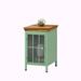 Ebern Designs Manske Nightstand in Green | 20.08 H x 12.2 W x 15.75 D in | Wayfair 9A44857506BC4BD981C9EA7047C00F27