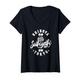 Damen Shibuya Tokyo Sukiyaki Japanische Kanji Charaktere Japan T-Shirt mit V-Ausschnitt