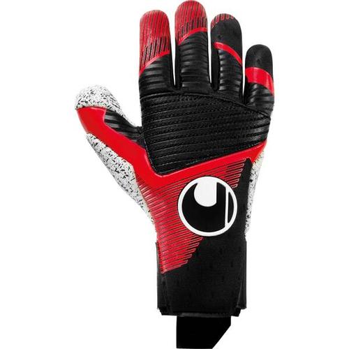 UHLSPORT Herren Handschuhe Powerline Supergrip+ Reflex, Größe 7 in schwarz/rot/weiß