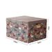 Kehuo Foldable Storage Box with Lid Fabric Storage Box with Lid Closet Storage Box Room Organization Office Storage Toy Storage Household Supplies Content Household