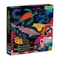 Mudpuppy Ocean Illuminated 500 YPF5 Piece Glow in the Dark Jigsaw Puzzle for Kids and Families Family Puzzle with Glow in the Dark Ocean Theme