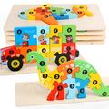FBAMZ Toddler Puzzles Wooden YPF5 Puzzles for Kids Ages Educational Puzzles for Kids Jigsaw Puzzles for Kids 3-5 Years Children Puzzles Wooden Puzzles for Toddlers Animal Puzzles