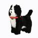 HKEJIAOI Plush Toys for Dogs Robot Dog Toys Interactive Electronic Plush Puppy Sound Control Teddy Walk Bark With Music Touching Control Robotic Pet