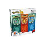 Buffalo Games - Pokemon YPF5 - Pokemon Retro Starters - 400 Piece Jigsaw Puzzle for Families Challenging Puzzle Perfect for Family Time - 400 Piece Finished Size is 21.25 x 15.00