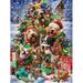 Vermont Christmas Company Christmas YPF5 Pets Jigsaw Puzzle 550 Piece - Holiday Puzzle with Randomly Shaped & Interlocking Pieces - 24 x 18