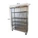 Storage Shelving Unit Cover See Through Mesh PVC Fits Racks 48 Wx18 Dx72 H All Mesh PVC (Cover )