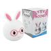 GNFQXSS Cute Bunny Night USB Rechargeable Kids Night Warm White and 7-Color Breathing Modes Led Lights for Girls Childrens Toddler Baby and Kids Pink