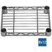 8 D X 12 W X 72 H Chrome Wire Shelving With 4 Tier Shelves Weight Capacity 800Lbs Per Shelf