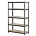 Hassch 5-Tier Adjustable Storage Shelves Metal Garage Shelving Unit Utility Rack Organizers for Warehouse Kitchen Pantry Closet 43.31 L x 17.72 W x 70.87 H Grey