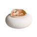 Pet Spaceship Night Light Cute Animal Silicone Night Light Rechargeable Desk Lamp ï¼Œ For Kids Bedroom Living Room Bedside Lamp
