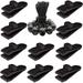 Tarp Clips Heavy Duty Lock Grip - Thumb Screw Tent Clamps for Tarps with Ball Bungee 8.5 Inch Tie Down Bungee Cords for Canopy Awnings Pergola Canvas Covers Outdoor Camping Swimming Pool 20 PCS