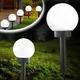 12PCS Solar Lights Outdoor Solar Lights Outdoor Solar Pole Light Solar Lamps Post Waterproof LED Solar Power Outdoor Garden Yard Ball Light Lamp for Walkway Patio Yard