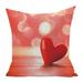 PhoneSoap Valentine s Day Linen Pillowcase Printing Sofa Cushion Home Decoration 45 x 45cm L