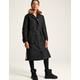 Joules Womens Waterproof Padded Longline Coat - 16 - Black, Black