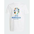 Boys, adidas Official Emblem Tee Kids, White, Size 11-12 Years