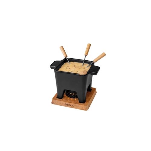 Boska Tapasfondue Nero L - 600 ml - geeignet für Käsefondue