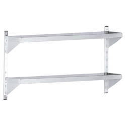 Metallwandregal 2 regale (tiefe 250) - 1000x250x600 mm - 31022000 Eurast Image