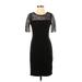 Ann Taylor Casual Dress - Sheath: Black Dresses - Women's Size X-Small