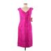 Saks Fifth Avenue Casual Dress: Pink Dresses - Women's Size 6