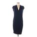 Three Dots Casual Dress - Sheath: Blue Dresses - Women's Size Medium